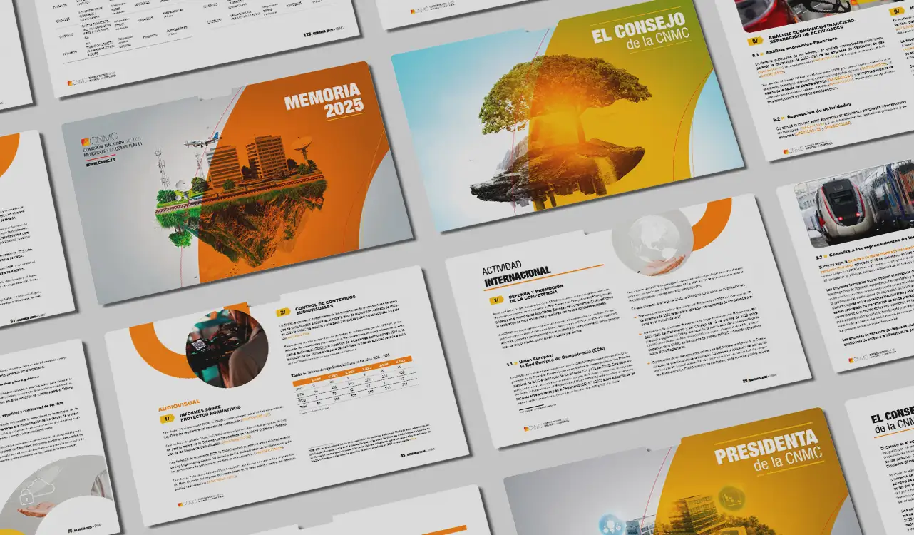 Creatividad y diseño gráfico para la Comisión Nacional de los Mercados y la Competencia (CNMC)